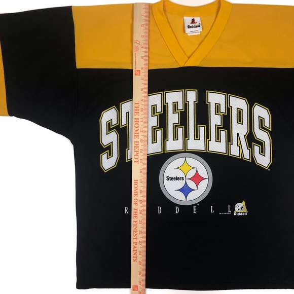 Vintage NFL Steelers Riddell T Shirt Jersey M - Picture 7 of 8